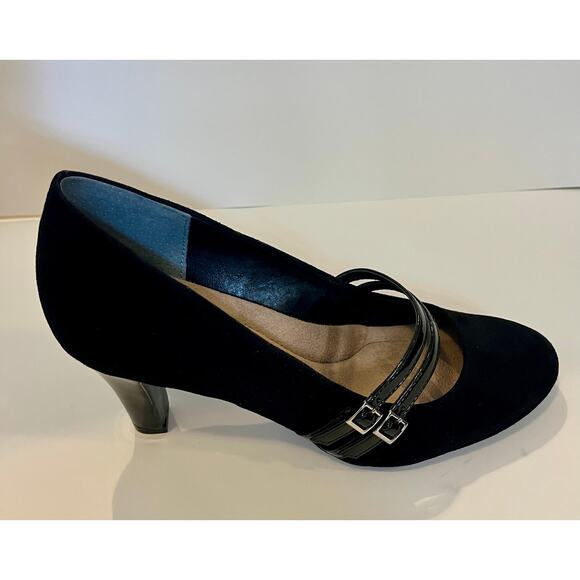 Giani Bernini Black Memory Foam Heels, Size 9, Vallay style - Picture 10 of 11